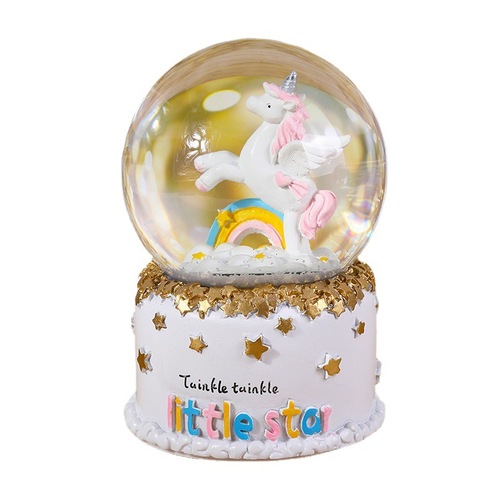 Luminous Dolphin Crystal Ball Music Box for Kids, Boys and Girls, Birthday Gift for Friends, Students, Couples, Graduation Gift, Decorative Ornament