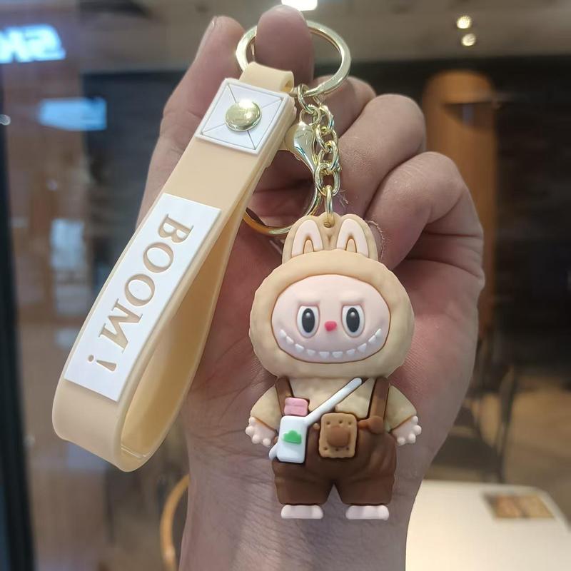クリエイティブホットスタイルラブブキーホルダー漫画リトルシープペンダントおもちゃベビーグラバーかわいいキーチェーンリング卸売|undefined