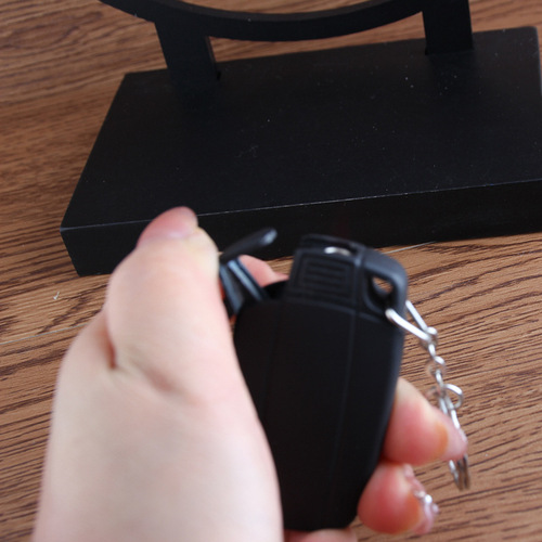 Internet celebrity windproof straight car key inflatable lighter creative personalized gift ultra-thin new and unique fashion gift