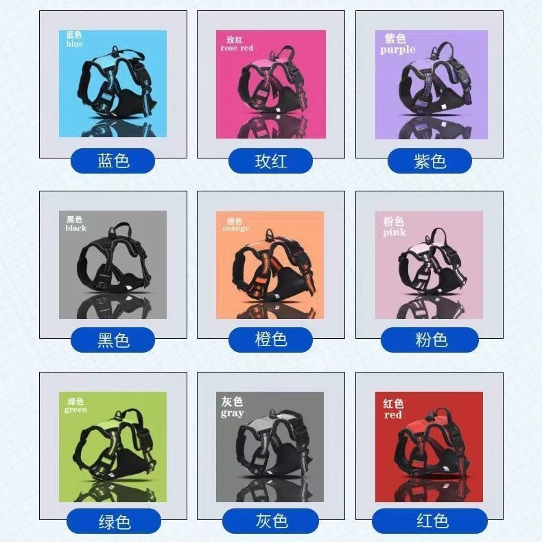 Шлейка для собак с I-образным нагрудным ремнем для французских бульдогов, питбулей, бордер-колли, бульдогов, поводок с защитой от побега, выдвижной поводок для прогулок с питомцами.