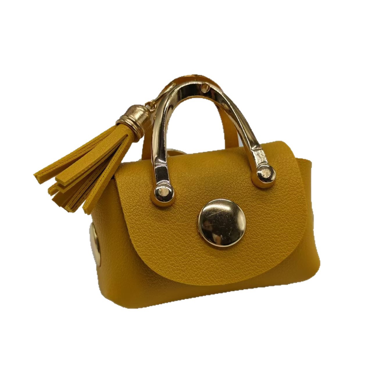 Mini mango de metal, colgante de bordas, bolsos lindos multifuncionales, bolsos portátiles cuadrados, bolsos populares de moda.