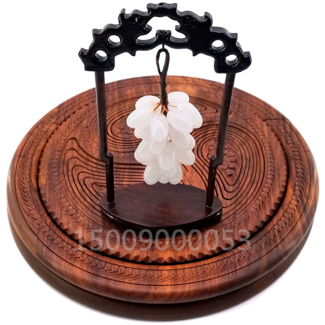 Jade Grape Plasma Soft Instyral Study Room Study Model Tea Ceremony Crafts Chinese Decoration Automobile Pendant