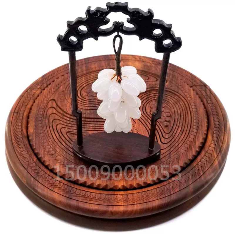 Jade Grape Plasma Soft Instyral Study Room Study Model Tea Ceremony Crafts Chinese Decoration Automobile Pendant