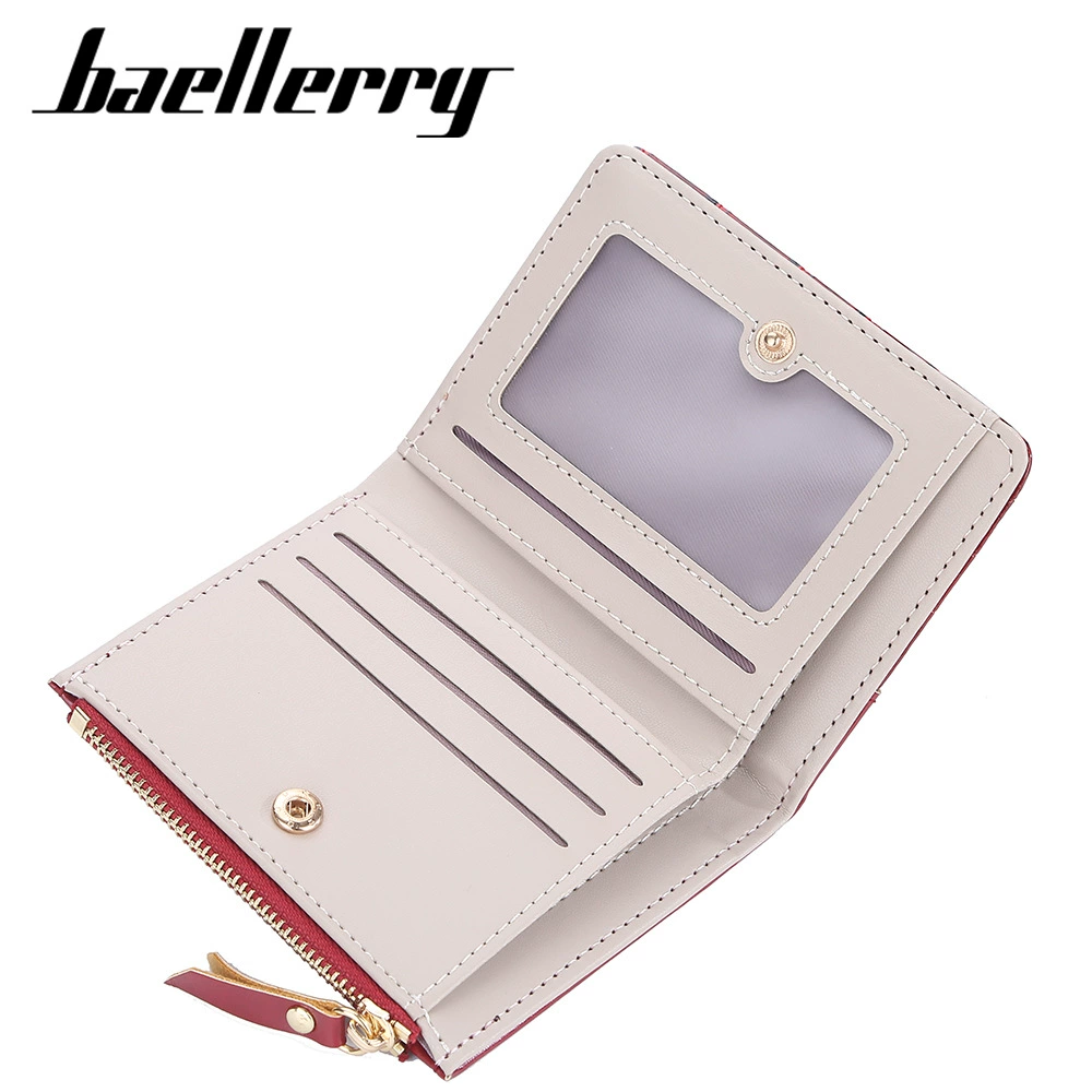 Короткий кошелек на молнии Baellerry, крокодиловый принт