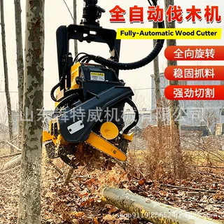 出口全自动伐木机伐木采伐头工程清障果园清坡树木砍伐截段伐木机