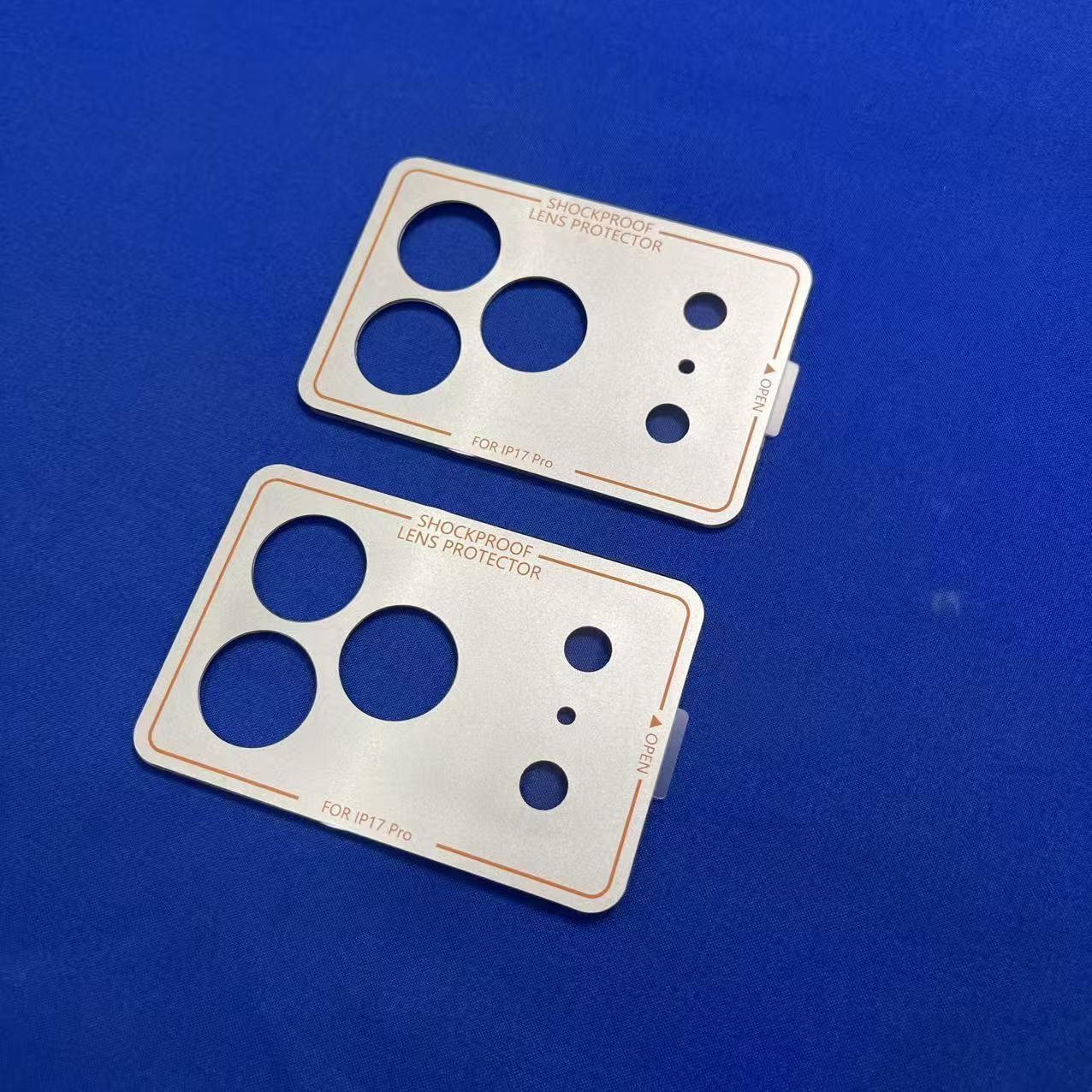 Aplicable a la película protectora de la cámara de Apple 17promax, ubicación de segundo pegado iPhone esmerilado módulo de lente película base