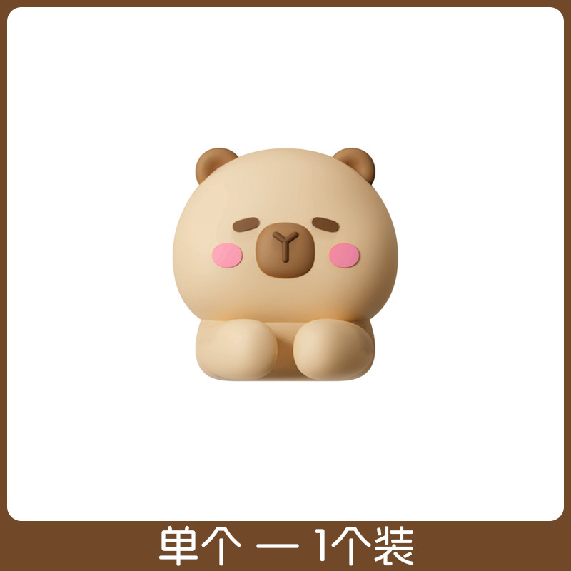 カピバラデスクトップ固定理線器電線整理収納ハブ自己接着線器データ線巻線|undefined