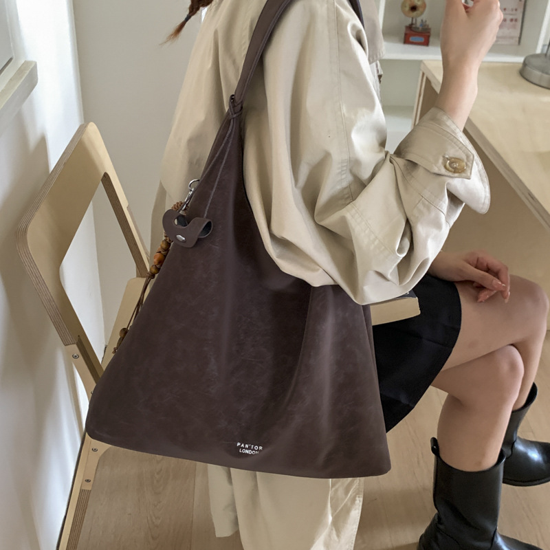 跨境外贸多功能女包托特包包潮女款大容量通勤包慵懒松弛感单肩包|undefined
