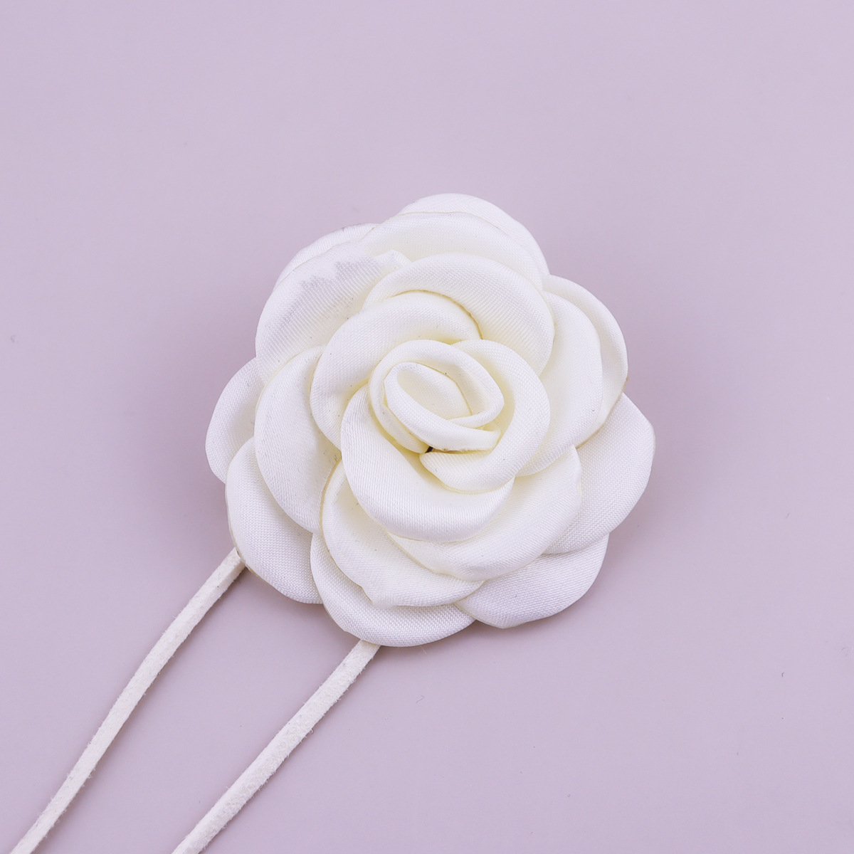 5g Weight Choker Classification Cloth Chain Material 1 Piece Quantity Holiday, Daily Occasion Gauze Material Flower Pattern Women's Gender Elegant Style Elegant Flower Gauze Choker Wholesale 15
