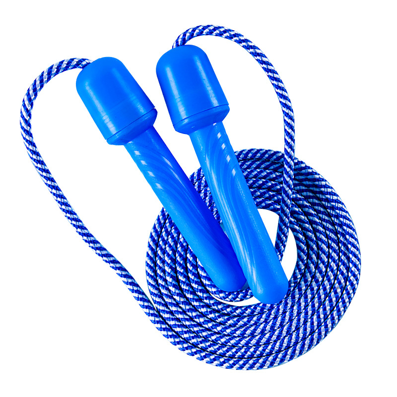 BT8308 cuerda de saltar para niños cuerda de saltar de algodón de dos colores entrenamiento deportivo de la escuela cuerda de saltar regalo del estudiante