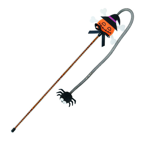 Wholesale new lengthened cat funny stick bell tassel funny cat stick pumpkin bone pet cat Halloween toy
