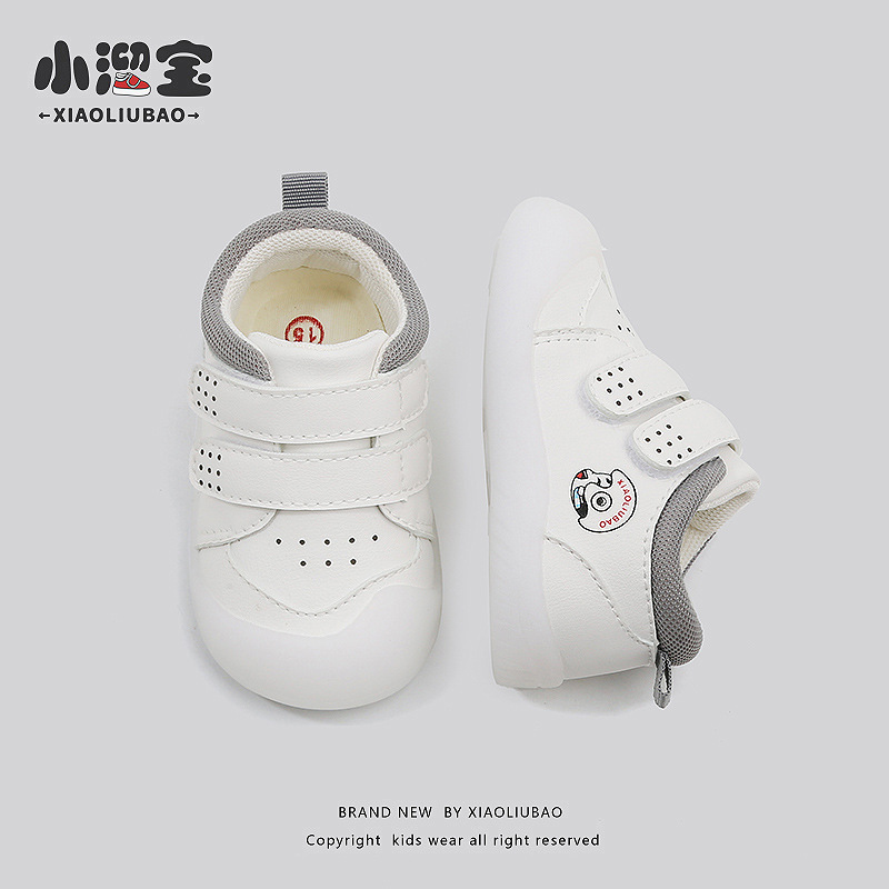 Nuevo doble Velcro zapatos de bebé 0-1-3 años de edad del niño zapatos de bebé masculino inferior suave antideslizante Niña Zapatos de bebé