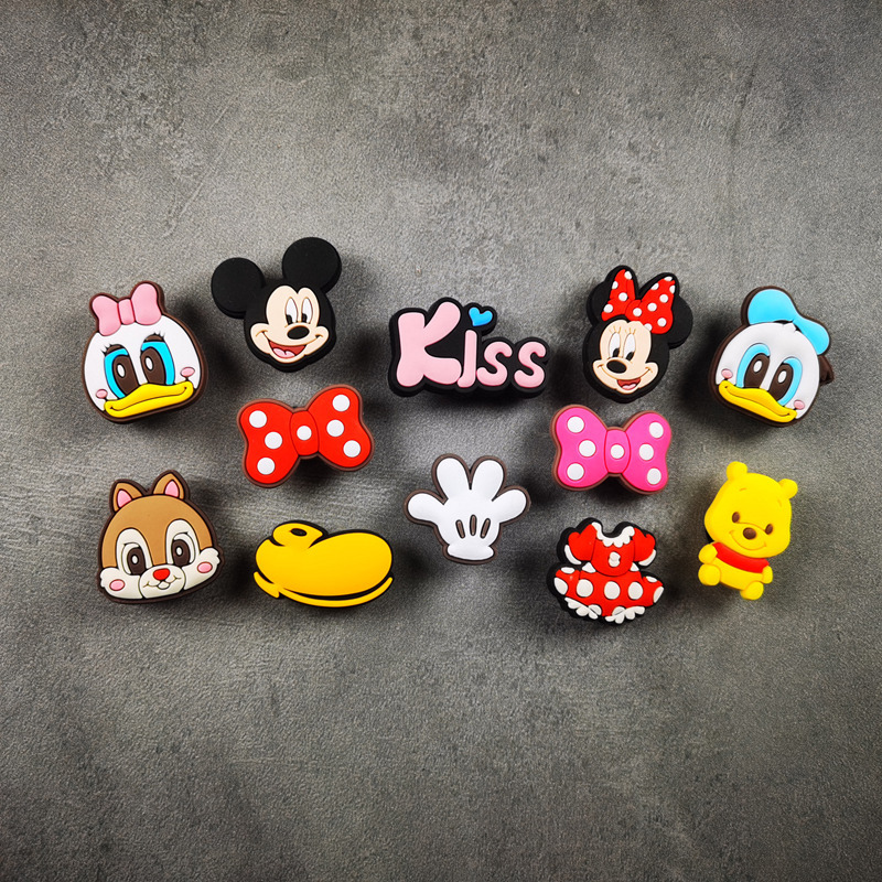 Miqi [Main] Hot Selling Garden Shoe Flowers, Creative Cartoon Detachable Shoe Buckles, Wholesale Decorative Accessories for Clogs