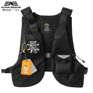 Alpha Martin Trendy Brand Pilot Functional Vest for Men and Women Outdoor Cross-Border Summer Workwear Mountaineering and Fishing Sports