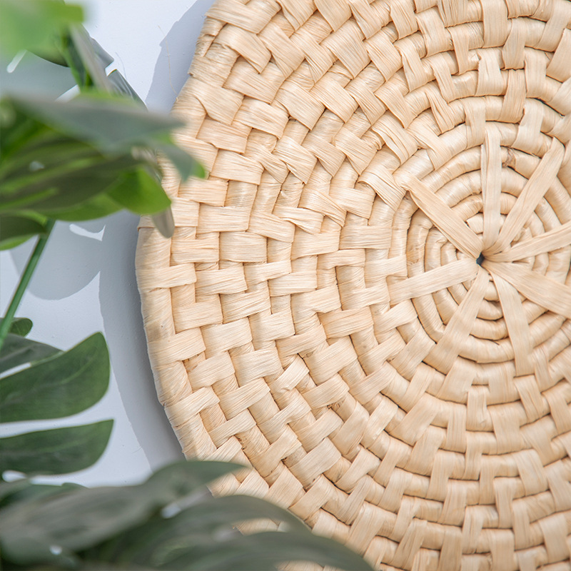 Decoración de pared de viento natural pared blanca gran pared decoración tridimensional colgante tejido a mano colgante porche de fondo colgante pared