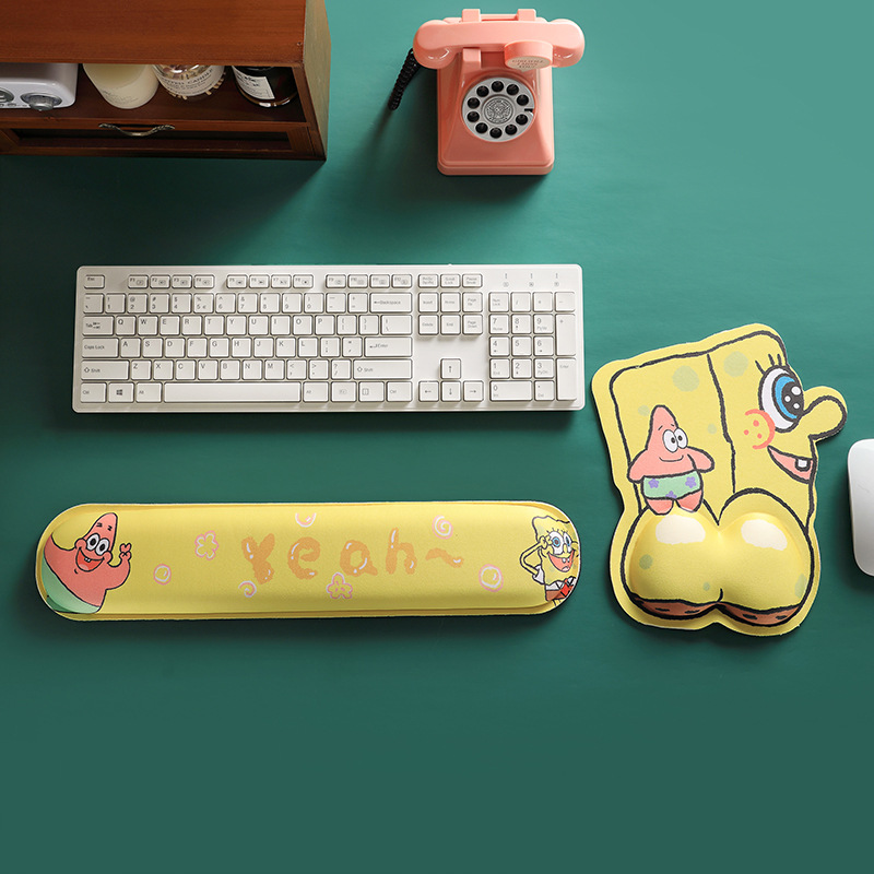 Alfombrillas de ratón transfronterizas, divertidas y variadas, reposamuñecas, alfombrillas de ratón de alta calidad con formas especiales, alfombrillas de ratón de dibujos animados para hombres y mujeres