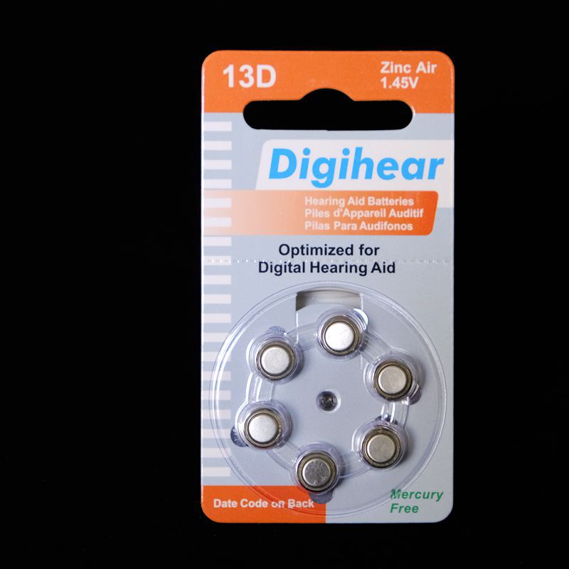 Digihear 13D助听器电池PR48/A13 AG5同型号锌空气电池