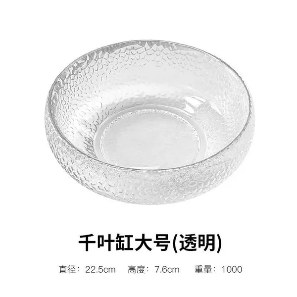 Transparent large Chiba bowl