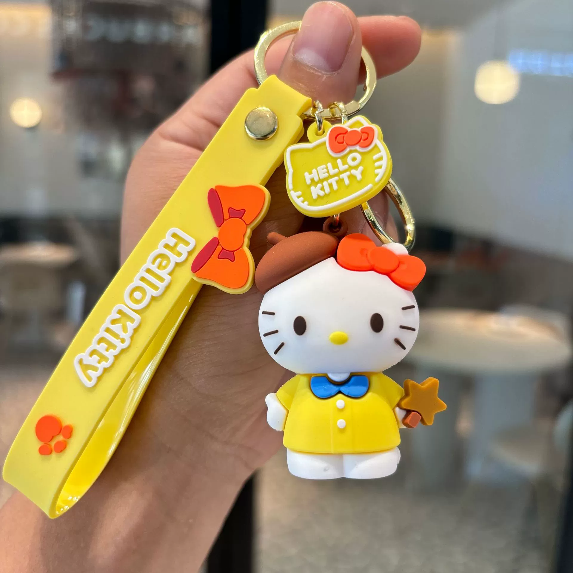 Брелок (Hello Kitty от Sanrio) милый кулон-кукла, разноцветные варианты украшений, подарок на день рождения