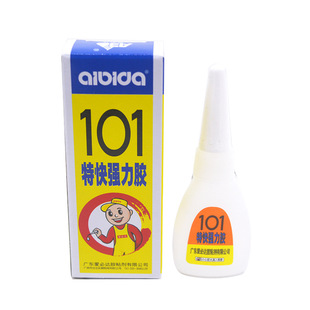101 Glue Flat Bottle Shoe Repair Glue Rubber Metal Plastic Leather Strong Glue Instant Quick-Drying Glue 5ml