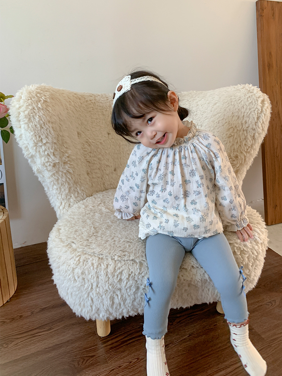 Camisas de niños de otoño para niños coreanos de manga larga camisa casual para muñecas de mujer
