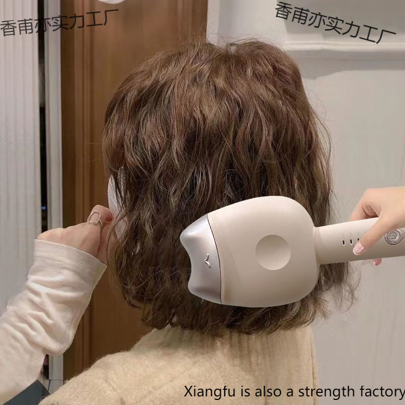 ヘアスタイリングを長時間持続させ、髪を傷めない全自動フレンチラージカーリングウォーターリップルウールカーリングエッグローラー|undefined