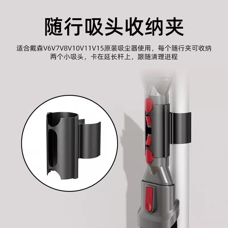Aplicable a los accesorios de aspiradora Dyson v7 cabezal de succión de manguera/V8/V10/V12/V15 cabezal de succión de función multi-escenario