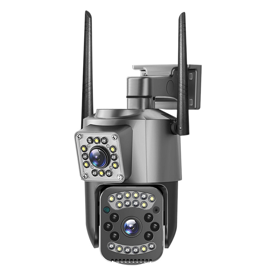 Bola de la pistola vinculación V380pro Cámara 360 grados de doble lente de monitoreo remoto a todo color visión nocturna cámara panorámica