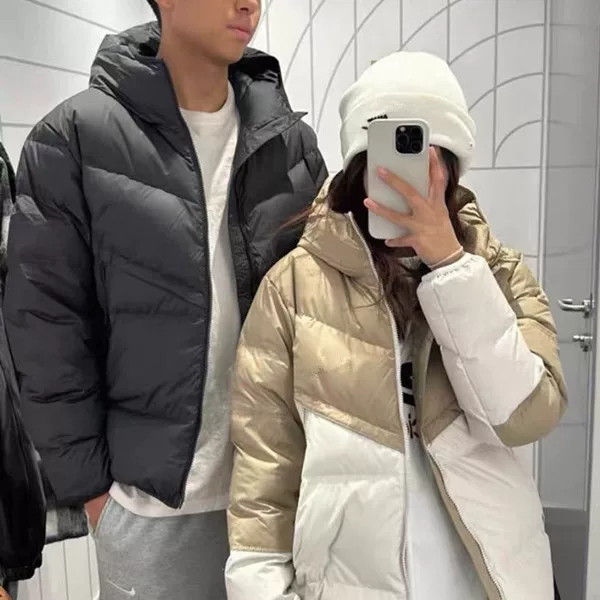 Foreign Trade Wholesale Hook New Men's Hooded Jacket Sportswear Warm Cotton Coat Winter Cotton Jacket Fb8178
