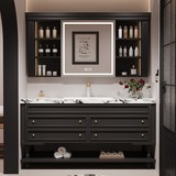 Дубовый гигиенический таз, французский ретро стиль, в американском стиле