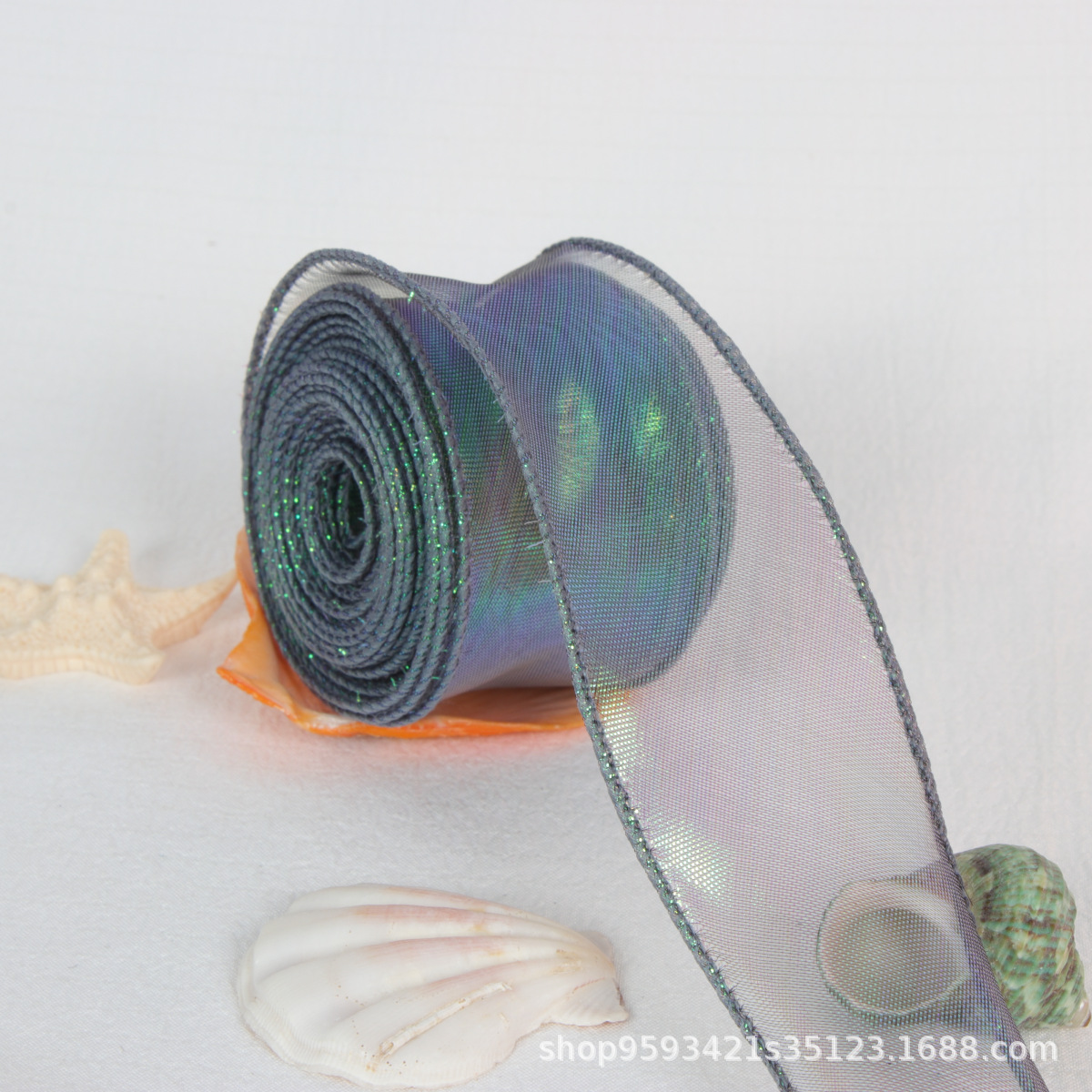 Hilado de cola de pez Symphony, gasa de lazo, zapatos, sombreros de flores, pasteles, decoración de regalos, brazaletes de flores, brazaletes de flores