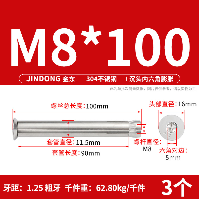 Анкерный болт All Directions M6*40 шестигранный