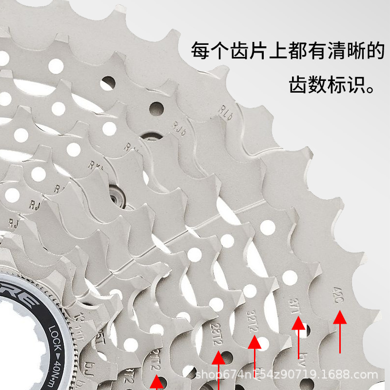 Productos genuinos deore CS-M4100 bicicleta de montaña volante 10 Velocidad 30 velocidad 42t m6000 Series Kit