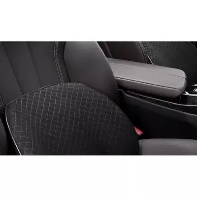memory foam lumbar support, headrest, Waist support - black-mesh-memory-foam-lumbar-support-cushions-1-pair-universal