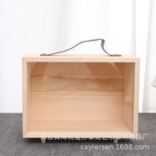 曹县木盒厂家定制实木原木色包装盒抽拉礼品盒伴手礼空盒子展示盒