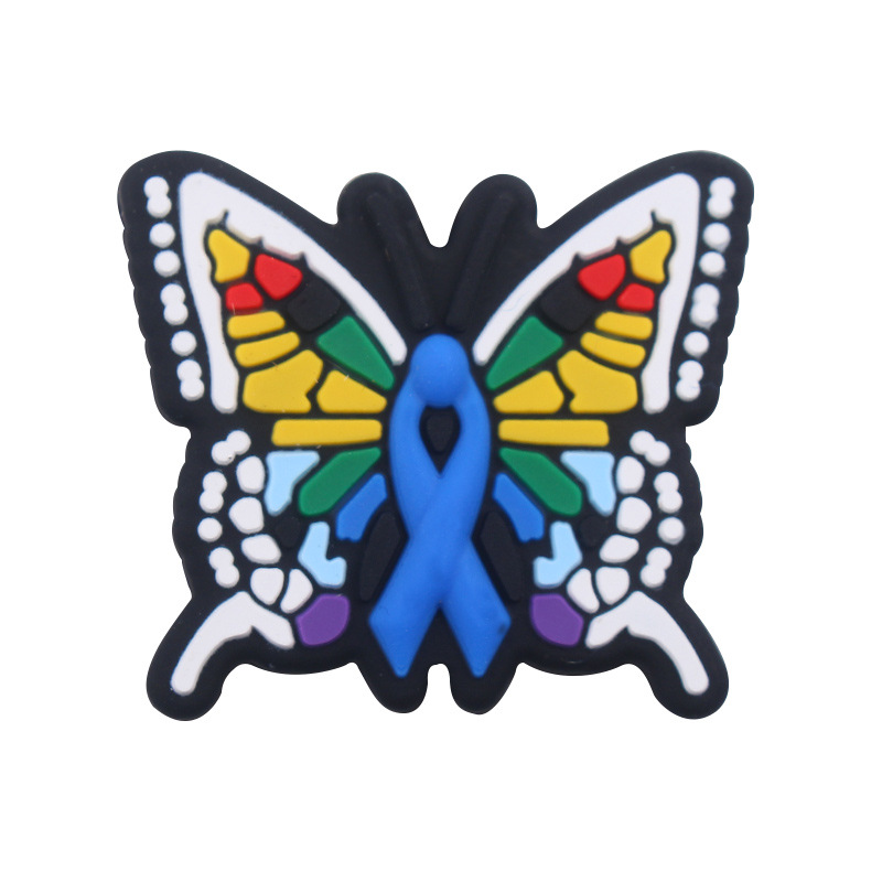 Amazon comercio exterior nuevos productos para bebés y niños pequeños mariposa cuentas de látex DIY collares accesorios joyería pulseras