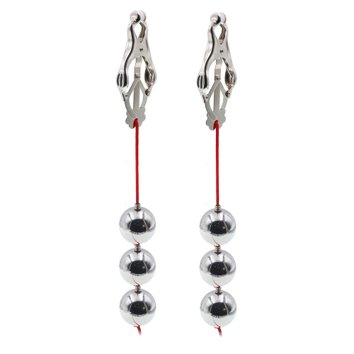 Fun and powerful nipple clamps, fun metal pendants, weight-bearing balls, festive stretchers, vaginal clamps, alternative games, adult products