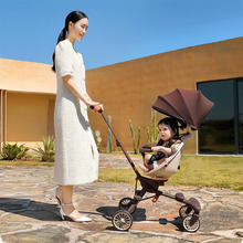 宝宝好V7V207遛娃神器可折叠婴儿车双向可坐溜娃手推车跨境热销