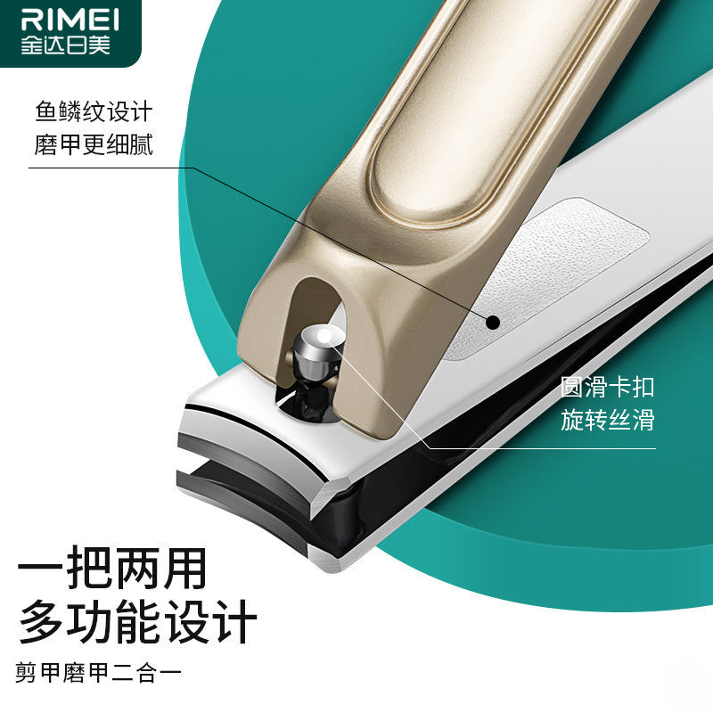 Kit de cuchillo de trinchera de uñas Jinda Rimei cucharas de orejas oblicuas pedicura cortadora de uñas herramientas domésticas image 3