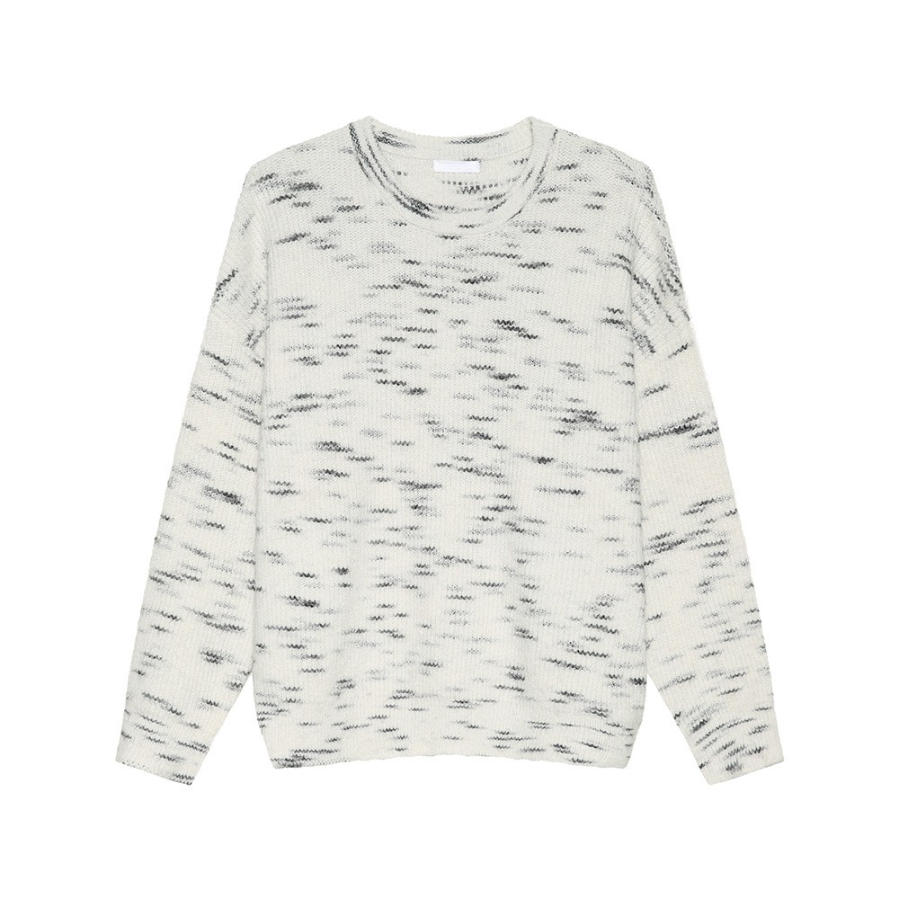 MTLCLOTHES Hombres| Nuevos productos de otoño y invierno, camisetas de peluche de color contrastante, suéter de moda para parejas