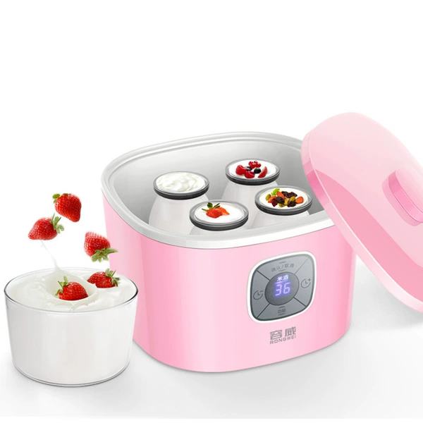 Pink Rongwei yogurt machine (smart model + 4-point cup)