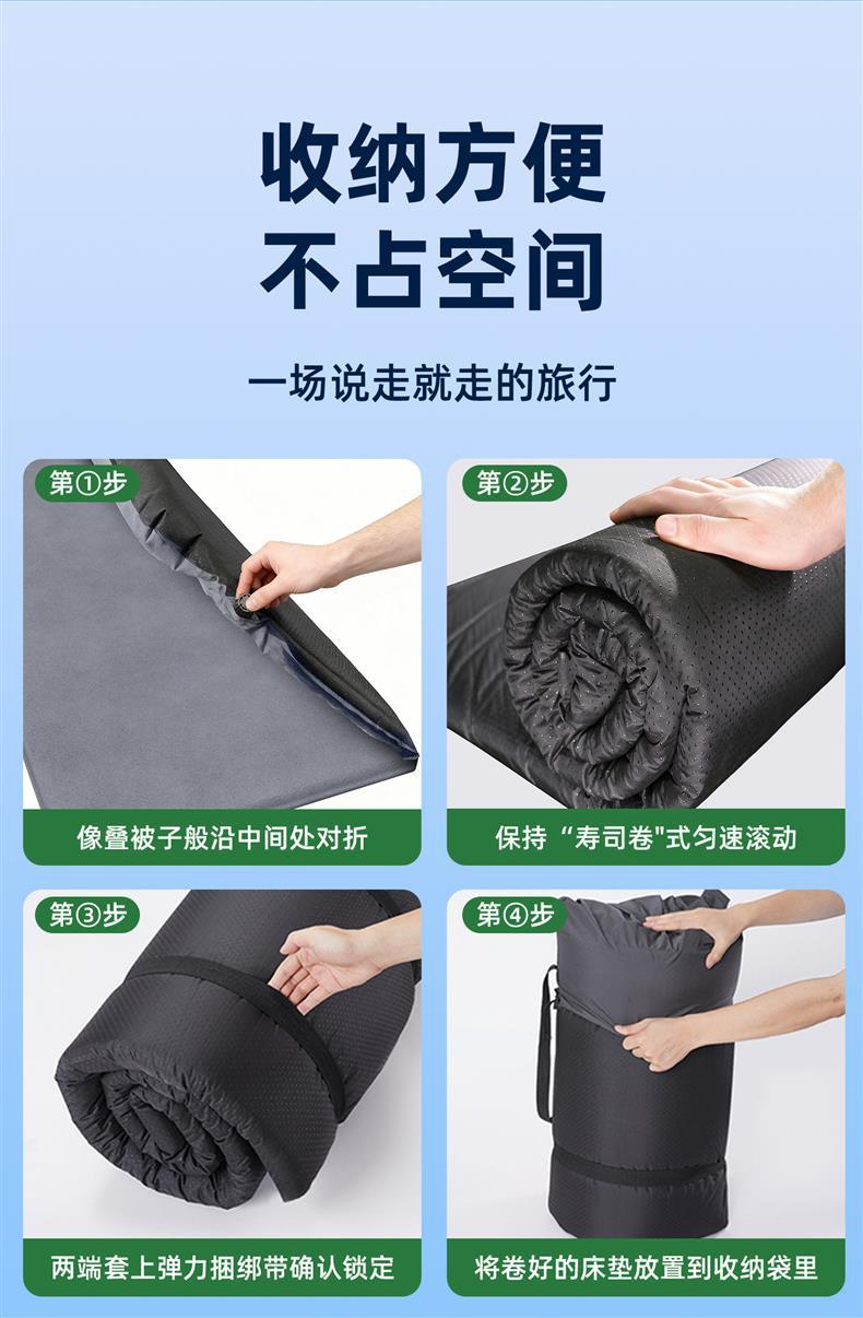 Lingpao D19 special car mattress, rear seat sleeping pad, car sleeping gadget, inflatable bed for long-distance self-driving trips