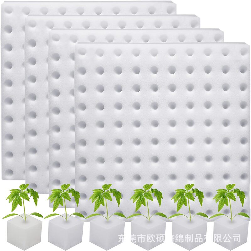 Seedling Sponge Black White Hydroponic Sponge Soilless Culture Sponge Planting Sponge Seedling Block Hydroponic Planting Cotton