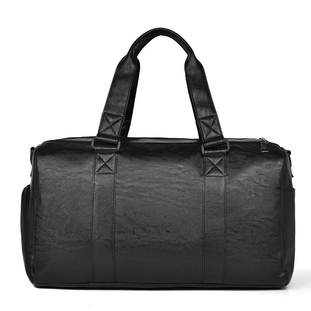 Feisha Bolso de viaje de cuero para hombre europeo y americano transfronterizo Bolso retro Bolso de yoga de fitness de mensajero de un solo hombro de gran capacidad