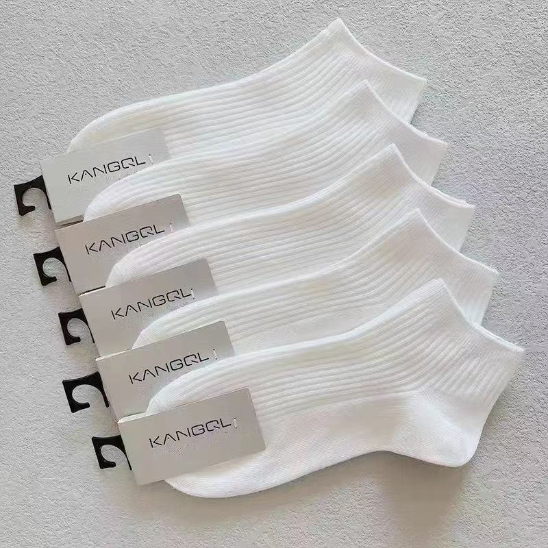 5/10 Pair of Socks Men's Four Seasons Korean Style Fashionable Short Socks Men's Boat Socks Sweat Absorbing Deodorant Short Tube Student Business Socks 5/10 Pair of Socks Men's Four Seasons Korean Style Fashionable Short Socks Men's Boat Socks Sweat Absorbing Deodorant Short Tube Student Business Socks