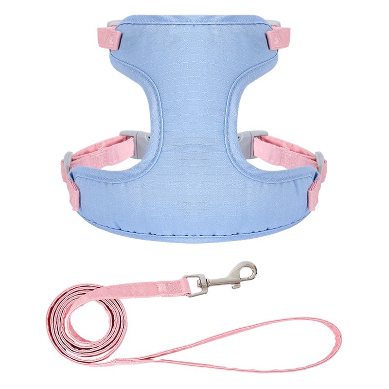 Correa de gato transfronteriza anti-rotura gato especial caminar cuerda chaleco gato cadena pequeña leche gato cuerda en forma de I
