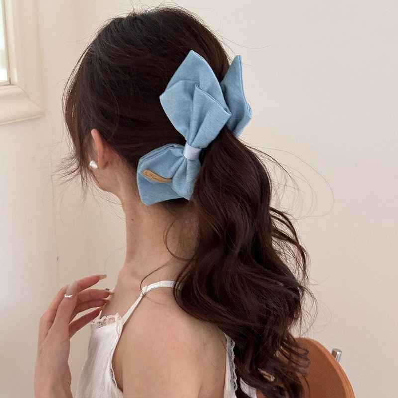 韩系发饰气质后脑勺女半扎香蕉夹蝴蝶结夹发饰2025高级感马尾新款|undefined