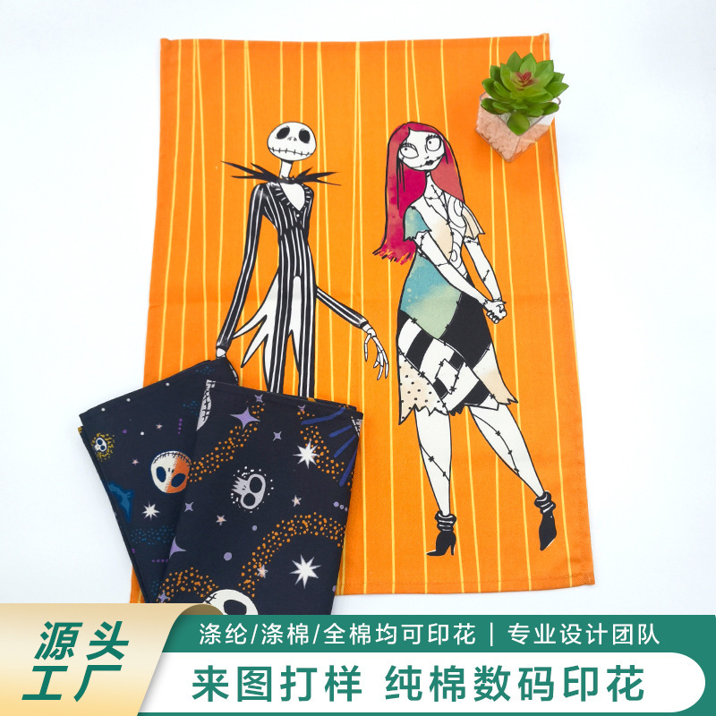 Pure Cotton Digitally Printed Tea Towels, Christmas Towels, Custom Printed Halloween Kitchen Towels, Wholesale Home Napkins Pure Cotton Digitally Printed Tea Towels, Christmas Towels, Custom Printed Halloween Kitchen Towels, Wholesale Home Napkins