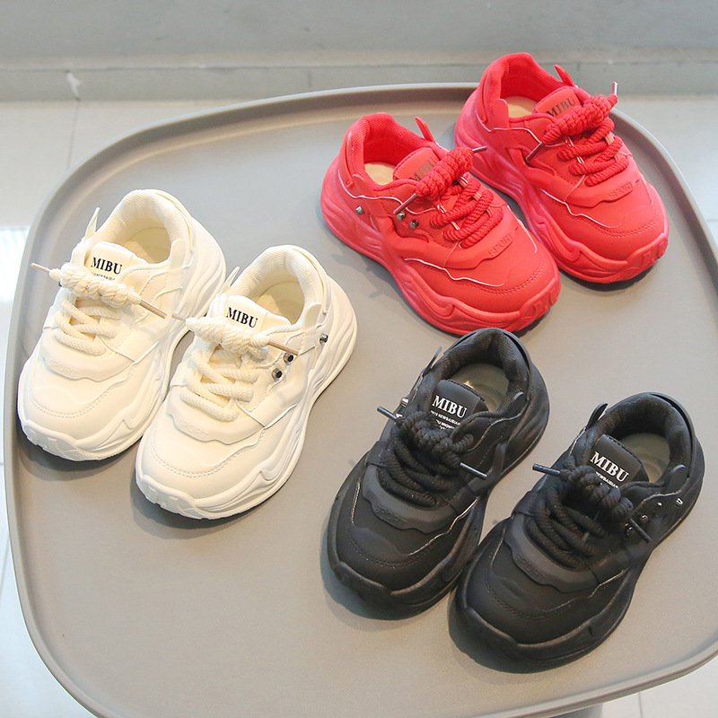 2025新款男士休闲国潮运动鞋百搭黑武士男鞋青少年学生板鞋童运动