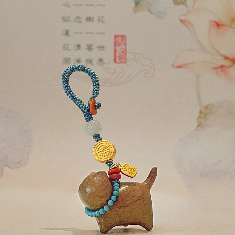 녹색 백단 고양이 펜던트 [3.9*2.8cm]